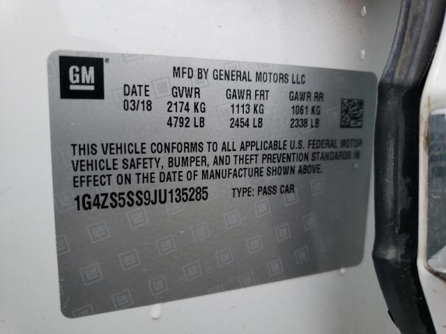 2018 BUICK LACROSSE P - 1G4ZS5SS9JU135285