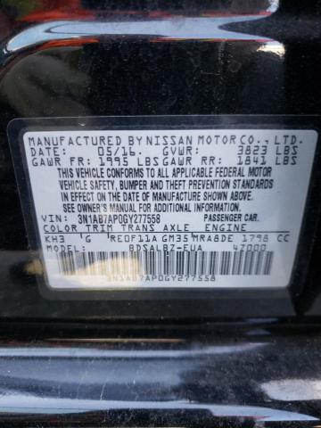 3N1AB7AP0GY277558 Nissan SENTRA S