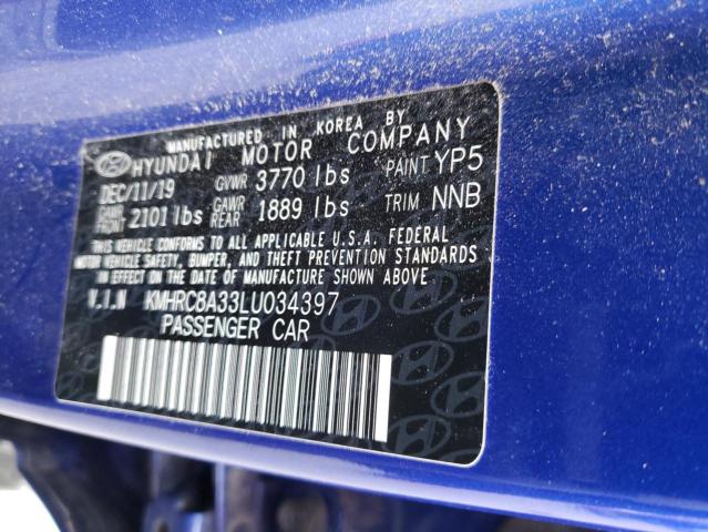 2020 HYUNDAI VENUE SEL - KMHRC8A33LU034397