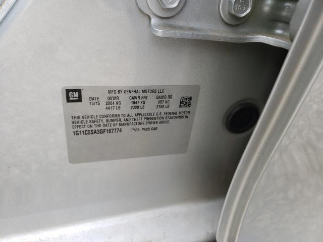 2016 CHEVROLET MALIBU LIM - 1G11C5SA3GF167774