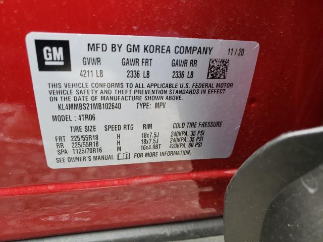 KL4MMBS21MB102640 Buick Encore Gx Preferred