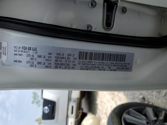 2019 JEEP CHEROKEE O 1C4PJLJX3KD381640