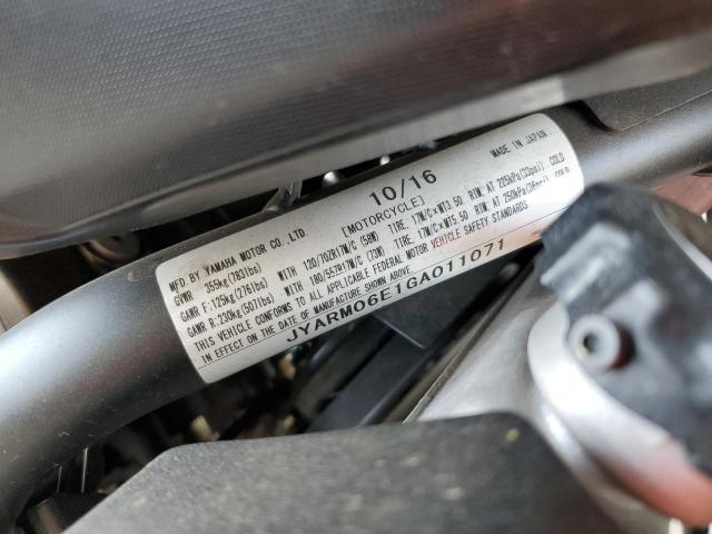 2016 YAMAHA FZ07 JYARM06E1GA011071
