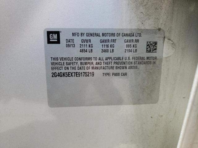 2G4GK5EX7E9175219 Buick Regal
