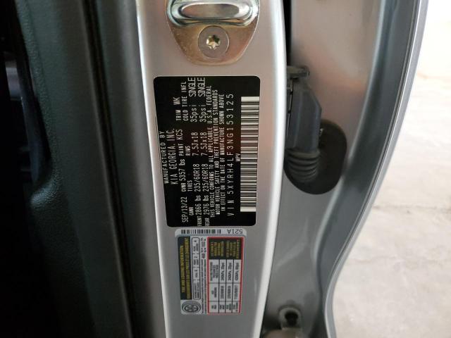 5XYRH4LF3NG153125 KIA SORENTO EX