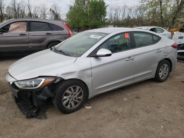 Lot #2441135460 2017 HYUNDAI ELANTRA SE salvage car