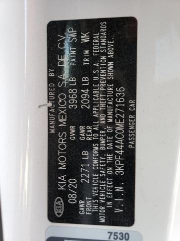 3KPF44AC0ME271636 KIA FORTE GT