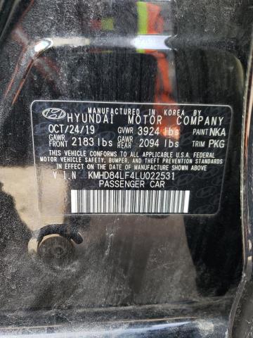 KMHD84LF4LU022531 | 2020 HYUNDAI ELANTRA SE