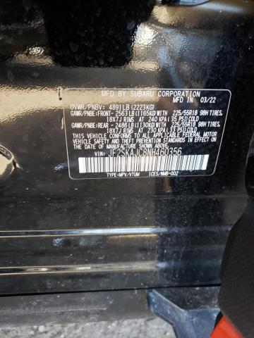 2022 SUBARU FORESTER S - JF2SKAJC8NH460356