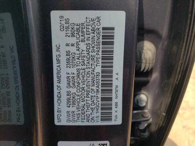 2019 HONDA ACCORD LX - 1HGCV1F19KA053783