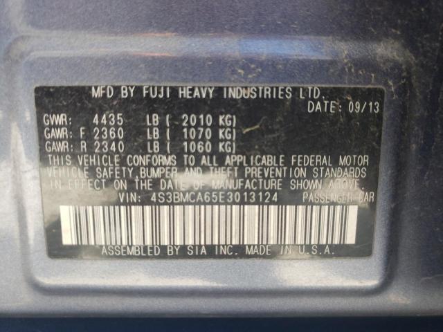 4S3BMCA65E3013124 Subaru Legacy 2.5i