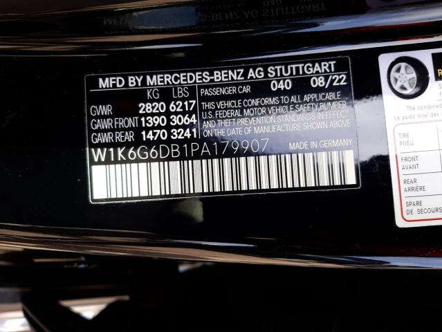 2023 MERCEDES-BENZ S 500 4MAT - W1K6G6DB1PA179907