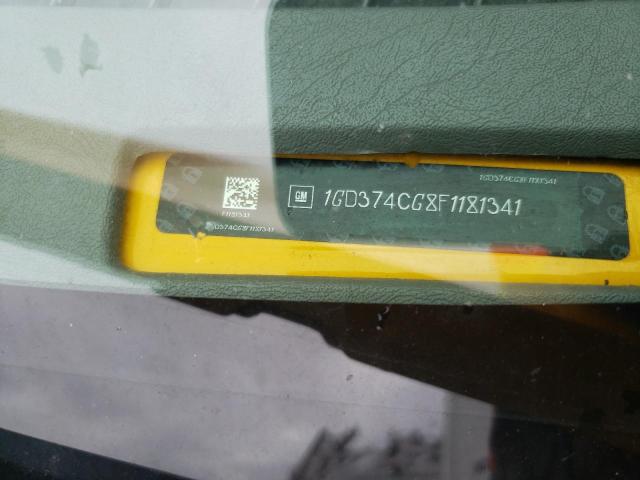 2015 GMC SAVANA CUT 1GD374CG8F1181341