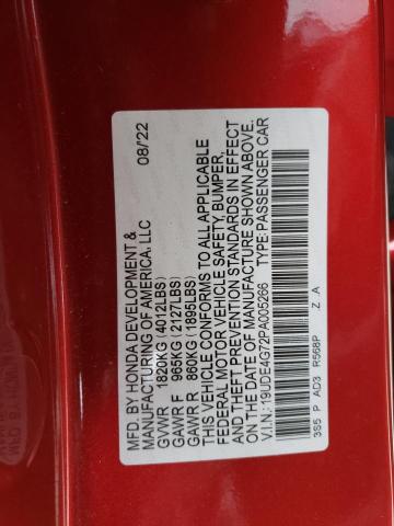 2023 ACURA INTEGRA A- 19UDE4G72PA005266