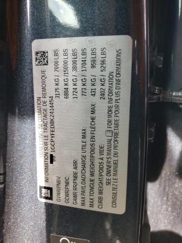 2019 CHEVROLET SILV1500 4 1GCPYFED8KZ414454
