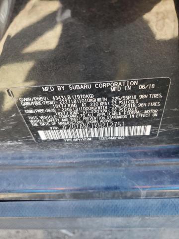 JF2GTANC1KH212751 Subaru Crosstrek Limited