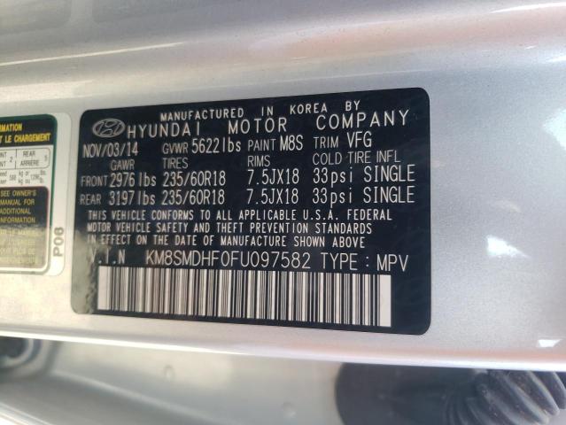 2015 HYUNDAI SANTA FE G - KM8SMDHF0FU097582