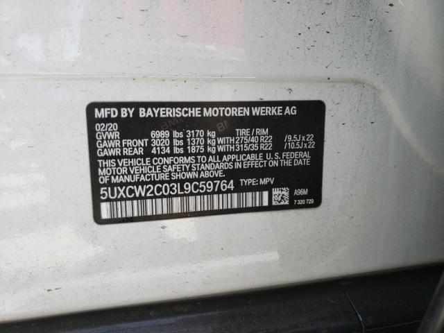 5UXCW2C03L9C59764 BMW X7 Xdrive40i