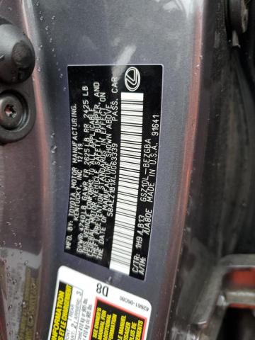 2020 LEXUS ES 350 LUX - 58AEZ1B1XLU063339