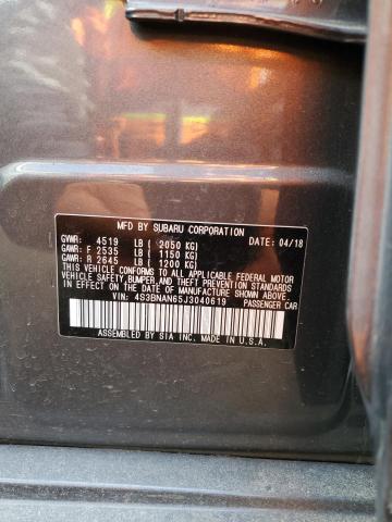 4S3BNAN65J3040619 Subaru Legacy 2.5i Limited
