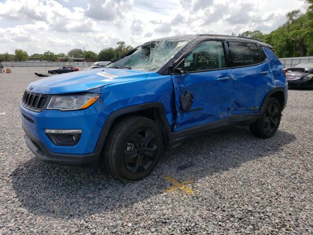 Salvage cars for sale from Copart Riverview, FL: 2021 Jeep Compass Latitude