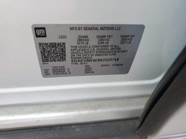 2022 BUICK ENCLAVE PR - 5GAEVBKW3NJ123718