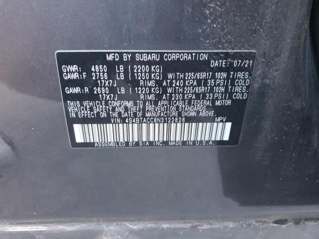 4S4BTACC8N3122828 Subaru Outback Premium
