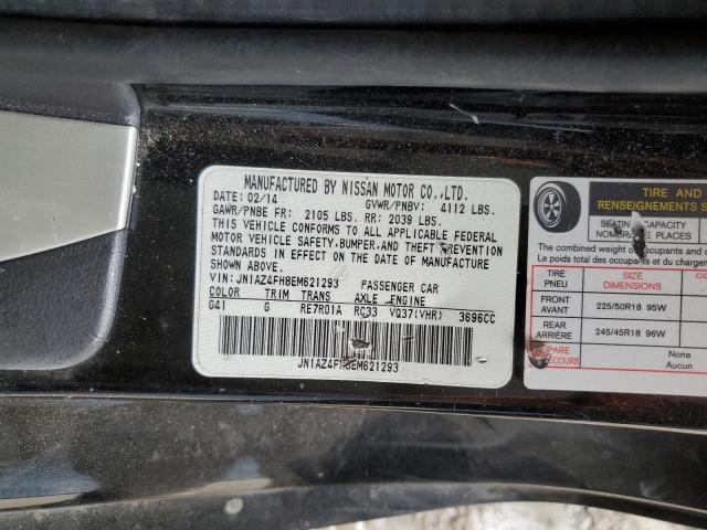 JN1AZ4FH8EM621293 Nissan 370Z BASE