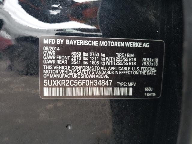 2015 BMW X5 SDRIVE3 - 5UXKR2C56F0H34847