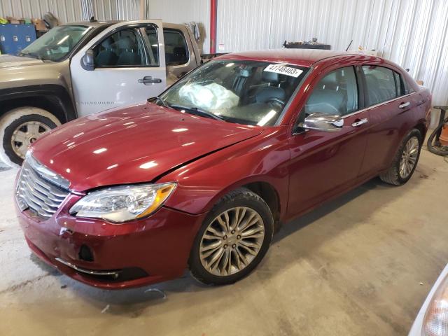 Salvage cars for sale from Copart Appleton, WI: 2012 Chrysler 200 Limited