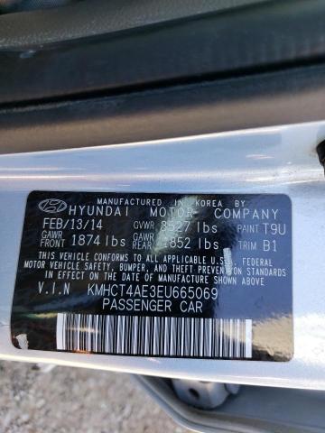 KMHCT4AE3EU665069 Hyundai ACCENT GLS