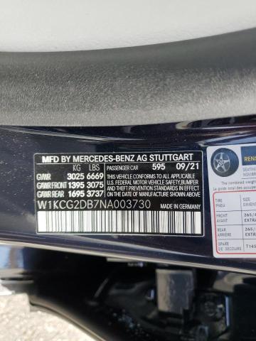 2022 MERCEDES-BENZ EQS 450+ - W1KCG2DB7NA003730