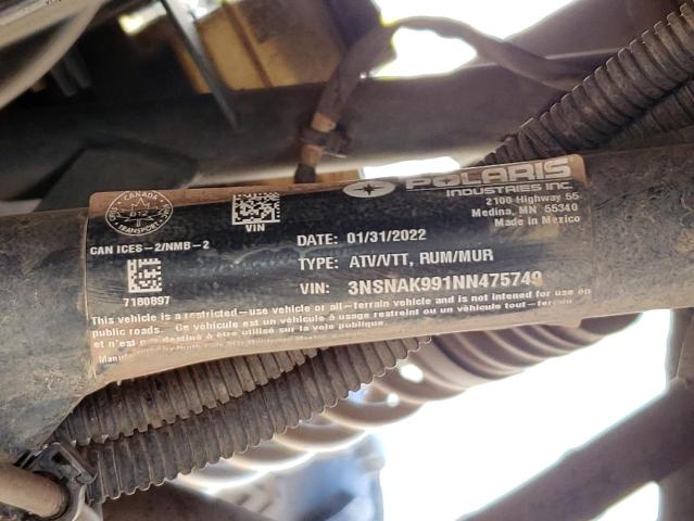 2022 POLARIS RZR XP 100 - 3NSNAK991NN475749
