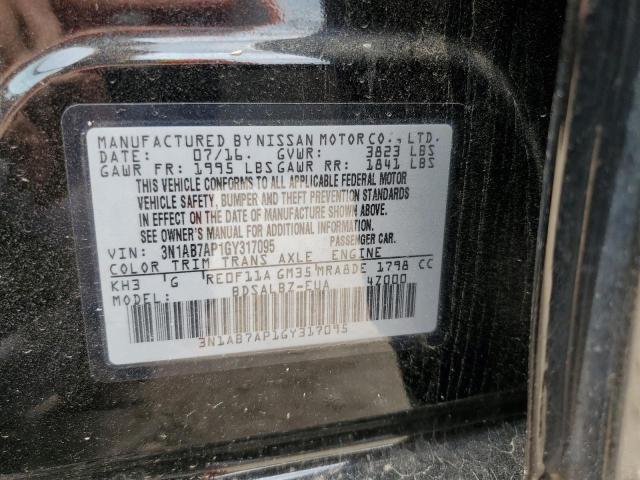 3N1AB7AP1GY317095 Nissan SENTRA S