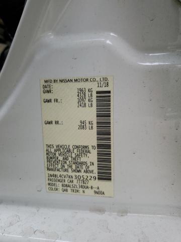 1N4BL4CV7KN305229 Nissan ALTIMA SR