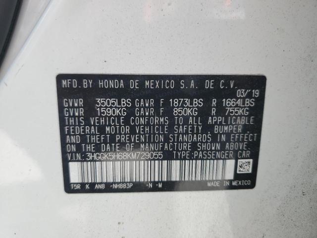 2019 HONDA FIT SPORT - 3HGGK5H68KM729055