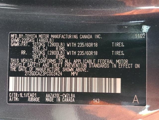 2023 LEXUS NX 250 - 2T2GDCAZ3PC003424