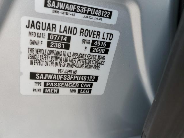 2015 JAGUAR XF 2.0T PR - SAJWA0FS3FPU48122