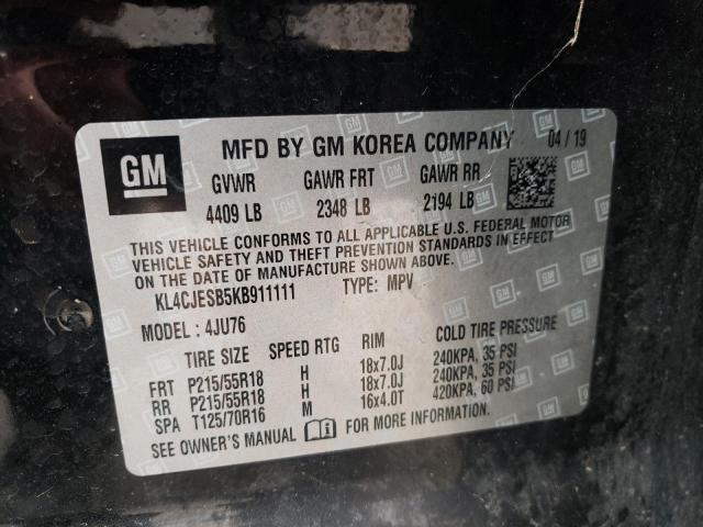 2019 BUICK ENCORE PRE - KL4CJESB5KB911111