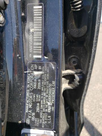 KNAFX5A80H5668710 KIA FORTE EX