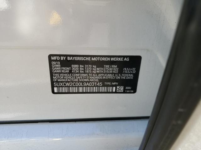 5UXCW2C00L9A03145 BMW X7 Xdrive40i