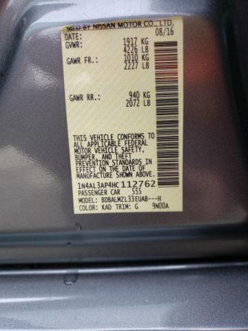 1N4AL3AP4HC112762 Nissan ALTIMA 2.5