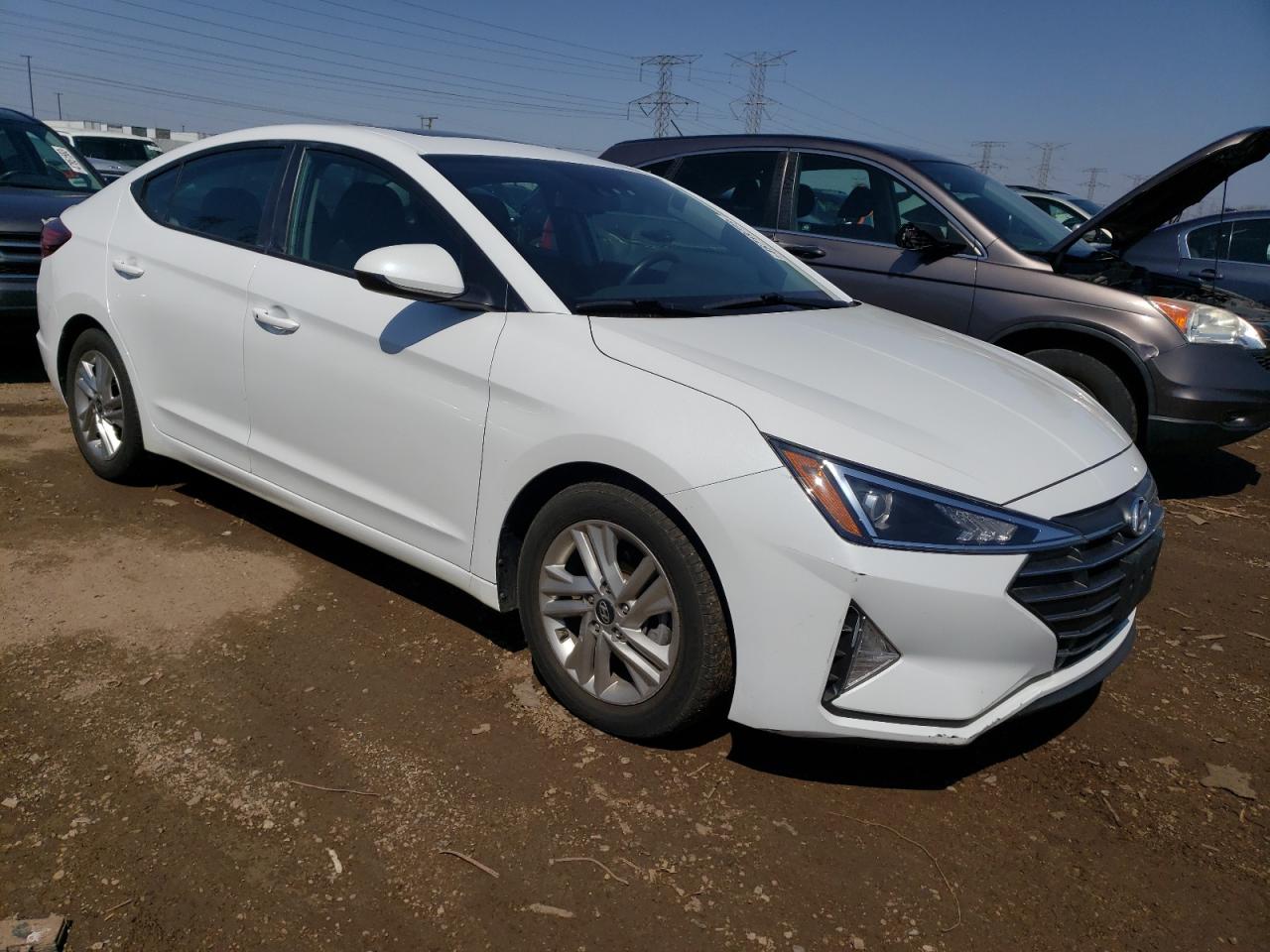 2019 Hyundai Elantra Sel vin: 5NPD84LF1KH475969