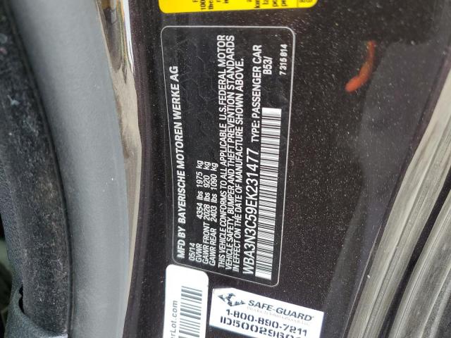 WBA3N3C59EK231477 BMW 428 I