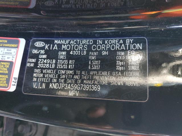 KNDJP3A59G7391369 KIA SOUL +