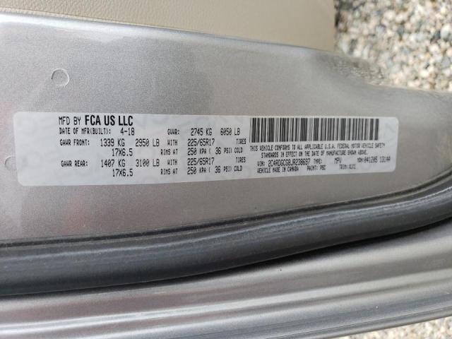 2C4RDGCG8JR238697 Dodge Grand Caravan Sxt