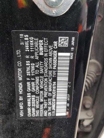 2018 HONDA CLARITY - JHMZC5F19JC010794