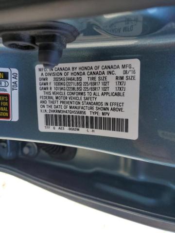 2016 HONDA CR-V SE - 2HKRM3H47GH556856