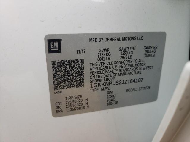 2018 GMC ACADIA DEN - 1GKKNPLS2JZ164187