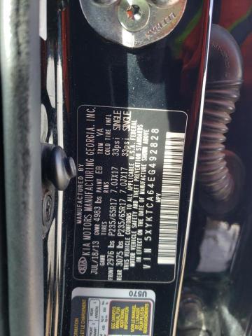 5XYKTCA64EG492828 KIA SORENTO LX